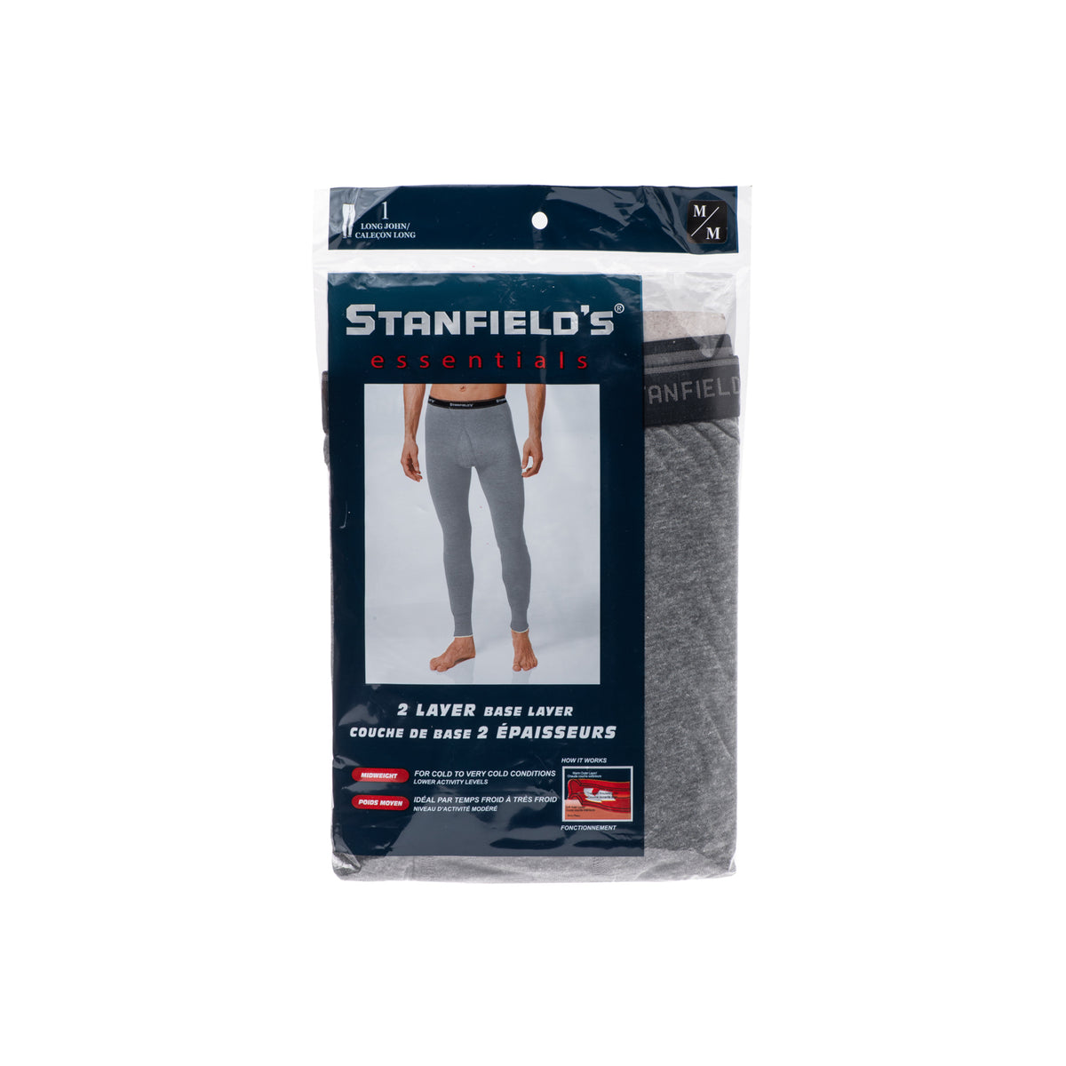 Stanfield's Essentials Men's Layer Thermal Long Johns U9546