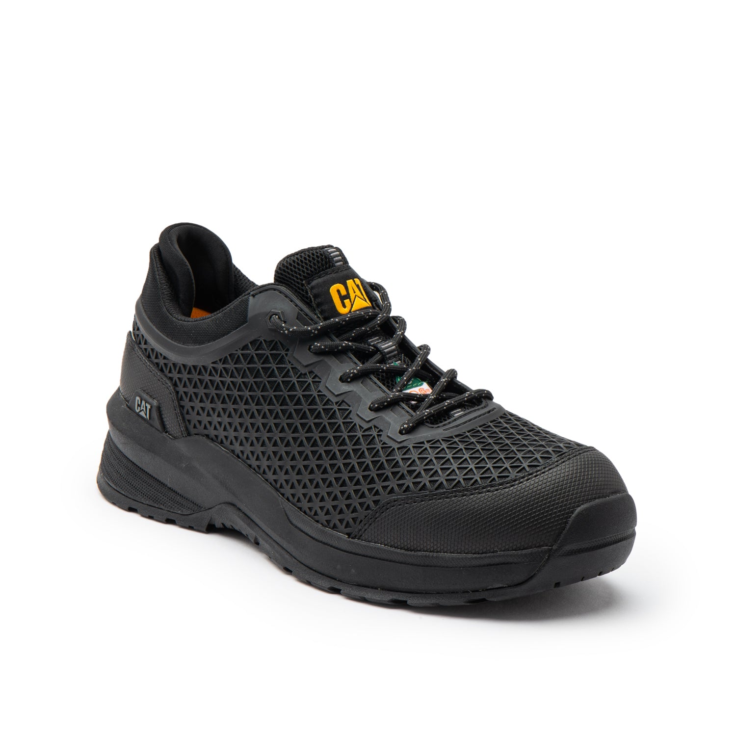 Plastic toe outlet safety trainers