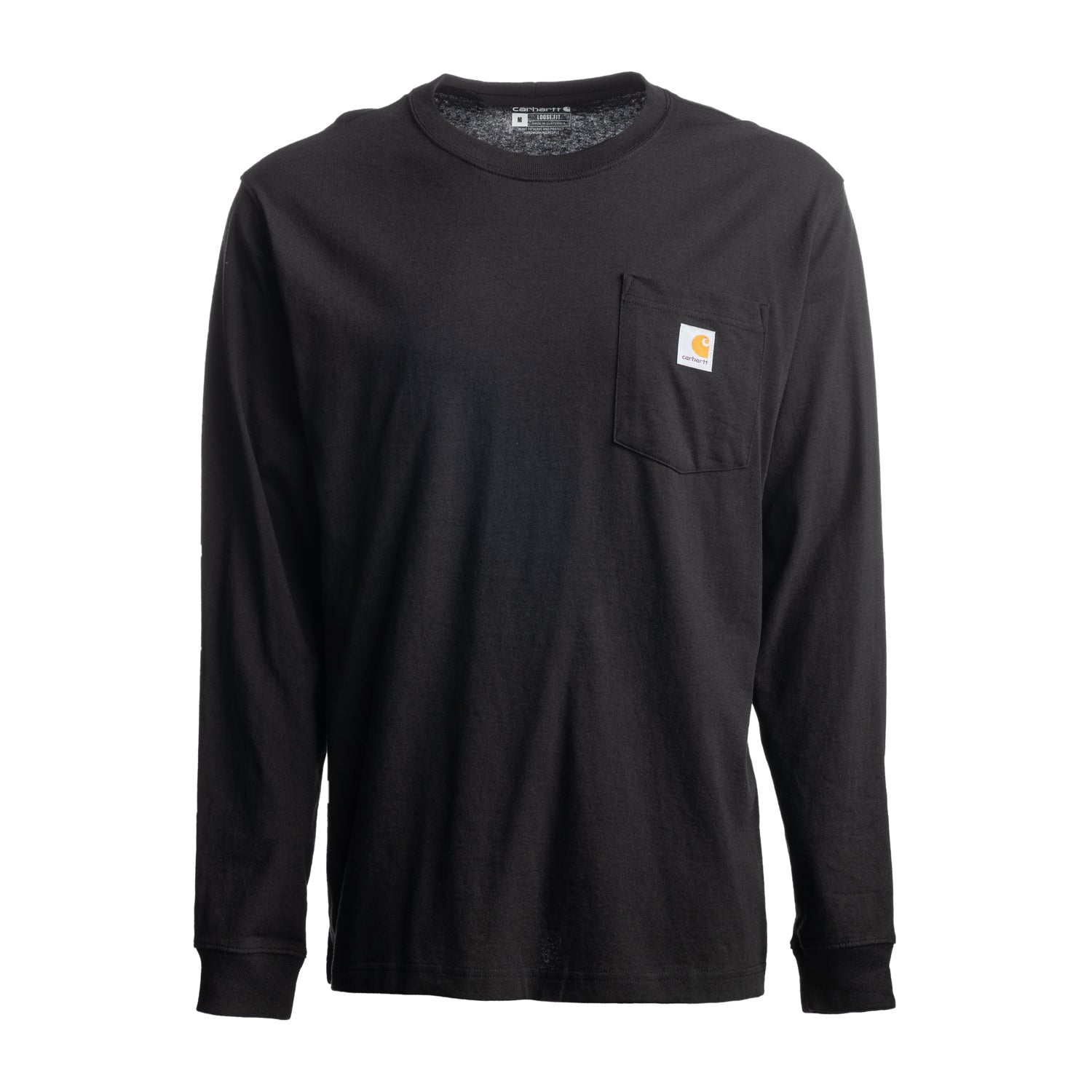 Loose Fit Heavyweight Long-Sleeve Pocket T-Shirt- K126BLK - LIMITED ST ...