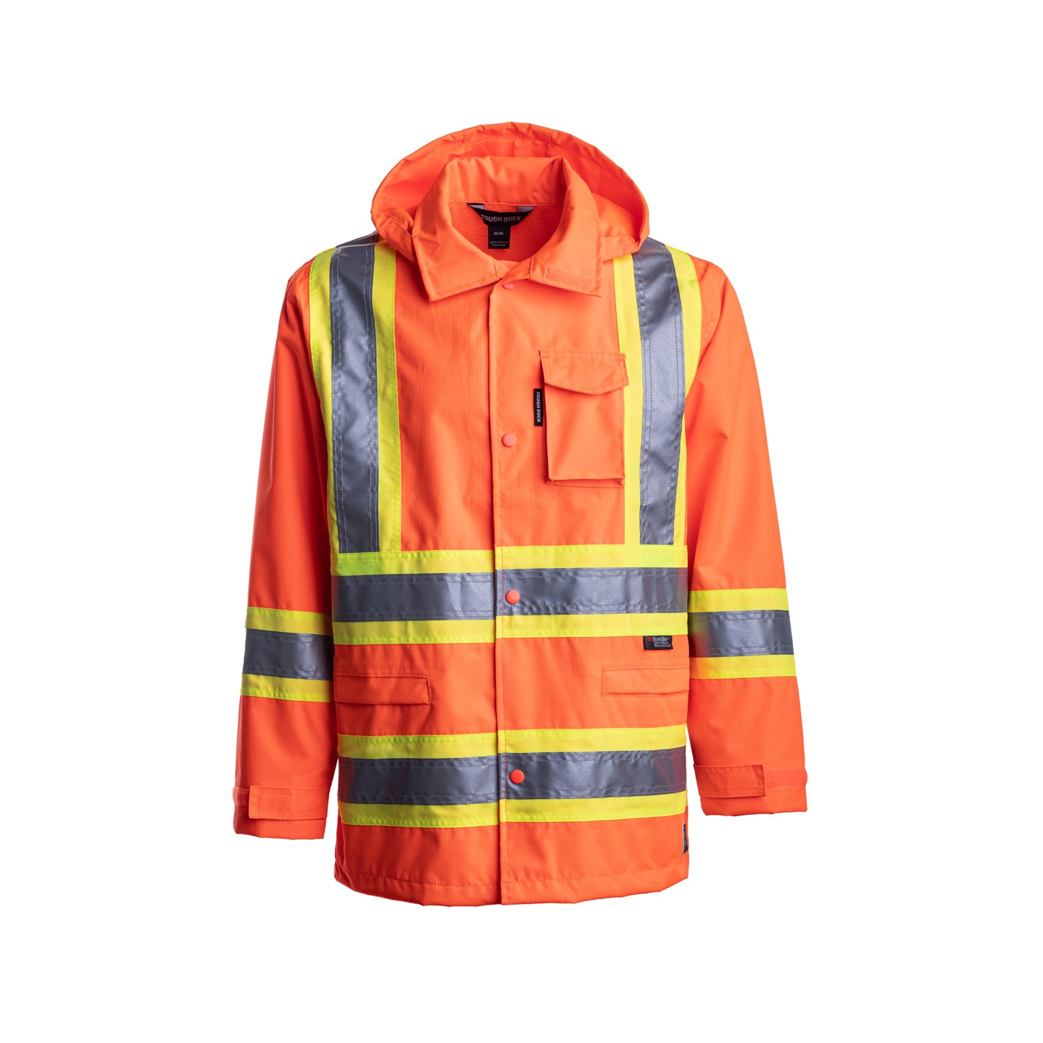 Rain hot sale jacket safety